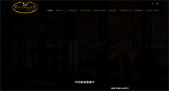 Desktop Screenshot of frankieswinebar.com